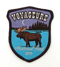 Voyageurs National Park Patch Iron-On Applique Souvenir Gift picture