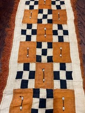 genuine 9 feet African (Congo) Kuba Raffia cloth fabric, natural woven handmade picture