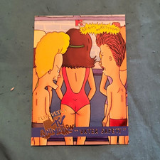 Fleer 1994 MTV's Beavis and Butt-Head Non-Sport Card #7 Damnation Water Safety picture