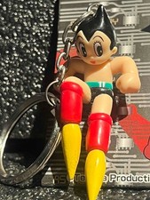 Astro Boy Keychain Tezuka Osamu Vintage Anime Japan Rare Atom Figure Charm picture
