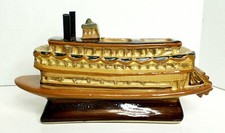 Vintage Louisville Stoneware Belle Of Louisville Ceramic Steamboat 8x2x4