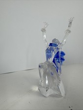 Swarovski SCS Magic of Dance Isadora 2002 Crystal Figurine Clear/Blue picture