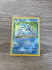 Pokémon TCG Blastoise Holo Rare Card Base Set 2/102 LP picture