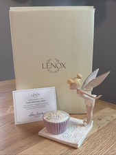 Lenox Disney Showcase Tink’s Birthday Wish Figurine Tinker Bell Cupcake 5.5