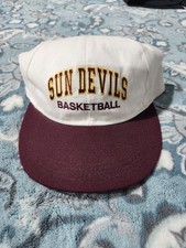 Vintage 1980s Arizona State Basketball Hat Rare Used picture