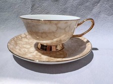 Porcelain Tea Cup and Saucer, Bone China picture
