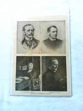 1897 Illustrated Page Four Writers of Religious Classics picture