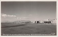 RPPC White Sands New Mexico Administration Building Photo Vtg Postcard 45A picture