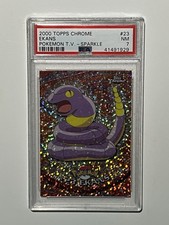 PSA 7 Ekans #23 Sparkle Parallel 2000 Topps Chrome Pokemon TV Series 1 NM picture