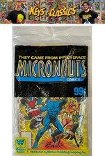 Micronauts #1-3 Whitman Sealed Polybag 3-Pack Marvel Vintage Multipack picture