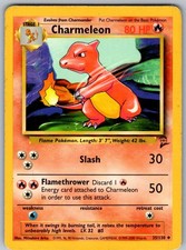 POKÉMON TCG CHARMELEON 35/130 UNCOMMON BASE SET 2 LIGHTLY PLAYED picture
