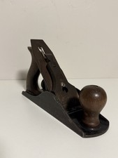Vintage V&B Uncle Sam Wood Bench Plane Vaughan & Bushnell - Corrugated Bottom picture