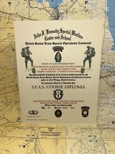 SPECIAL FORCES-S.F.A.S. COURSE DIPLOMA (COMMEMORATIVE CERTIFICATE) FREE PRINTING picture