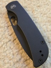 Miguron Moyarl Folding Knife Black PVD 14C28N Black G10 w/ Titanium Pocket Clip picture