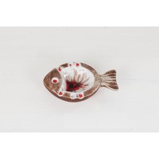 Vintage Studio Pottery Fish Ashtray | Mid-Century Ceramic picture