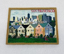 Vintage 1999 Smith Novelty Co. San Francisco Painted Ladies Ceramic Art Decor 23 picture