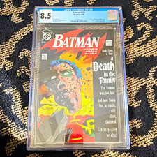 Batman #428 CGC 8.5 (1988) A Death in the Family  White pages Very Hot picture