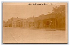 RPPC, oskaloosa, Kansas, Main Street view. picture