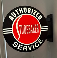 Vintage Studebaker Authorized Service Light-Up Sign (Retro Style with Light) picture