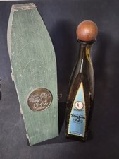 Vintage 1942 Don Julio Green Coffin Box With Empty Bottle picture