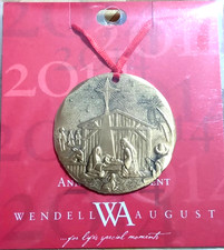 Wendell August 2014 Annual Christmas Ornament O Holy Night Nativity Aluminum picture
