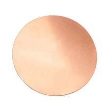 1 Pcs Pure Copper Round Plate, 14 Gauge 0.06
