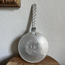 VTG Everlast Metal Hand Forged Hammered Aluminum Flip Pan 10.8 in Silent Butler picture
