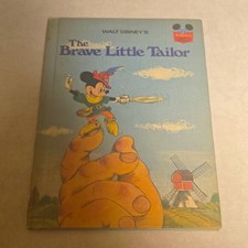 Walt Disney's The Brave Little Tailor Mickey Mouse Hardcover Book 1974 picture