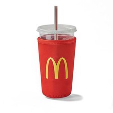 McDonald's Medium Cold Cup Koozie Sleeve Java Sok picture