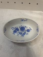 The Toscany Blue Floral Soap Dish Vintage 25.00 picture