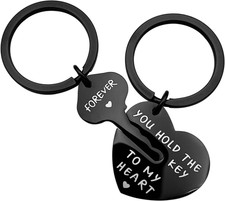 Couple Gifts Keychain My Person Love You Puzzle Piece Heart Keychain | His Crazy picture