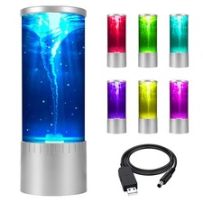 Tornado Lamp & Night Light - Mesmerizing Motion & Soft Glow for Relaxation an... picture