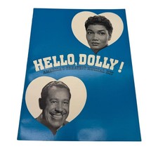 Hello Dolly Theater Program Pearl Bailey Cab Calloway Dallas Texas Vintage 1970 picture