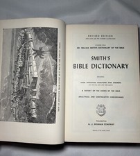 Smith’s Bible Dictionary Hardcover Revised Edition Vintage Book Holman picture
