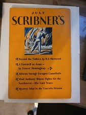Periodical-Scribner's Magazine July 1929-1st FAREWELL TO ARMS-HEMINGWAY-RARE picture