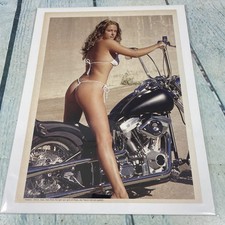 2007 Sexy Lady Legs Hot Body Motorcycle Vtg Print Ad/Poster Pinup Magazine Page picture