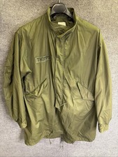 Vintage US Military Fishtail Parka Extreme Cold Weather Green Men's Med REG picture