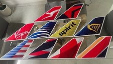 ✈️ Decorative Airline Tails – Perfect for Aviation Lovers Delta, American, etc picture
