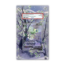 Celebi V 245/264 - PSA Pokémon Extended Artwork Display Case picture