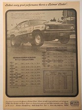 1972 Hedman Hedders NHRA Butch Leal Drag Racing 71 Duster Original Print Ad CA picture