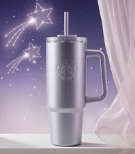 Starbucks 2026 China New Release Purple Night Galaxy 30oz Double Drink Tumbler picture