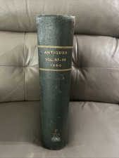 Antiques Magazine Bound Volume 57 58 1950  Complete Year 12 Issues picture