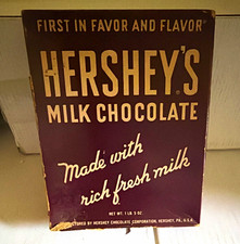 Vintage Hershey's Milk Chocolate Display Box  picture