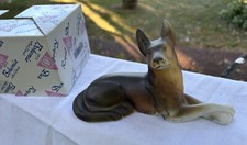 Vintage Royal Dux Bohemian Dog Figurine German Shepherd 7 inch  New Old Stock picture