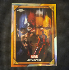 Deadpool CB-28 #1 Topps Chrome 2025 Deadpool Chrome Comic Book Gold picture