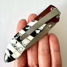 Navajo White Buffalo Pocket Knife 3