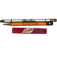 Vintage Detroit Advertising Pencils C&L Alumilux One-Way Trailer Scripto Leads picture