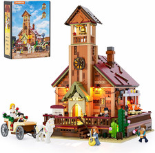 Western Meeting Hall Lighting Building Bricks Set, 2556 Pcs picture