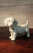 VTG Lenox Classic Puppies Dachshund With Heart Collar Figurine. picture