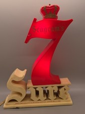 Vintage (1950S) Seagram’s 7 Working Bar Lamp,